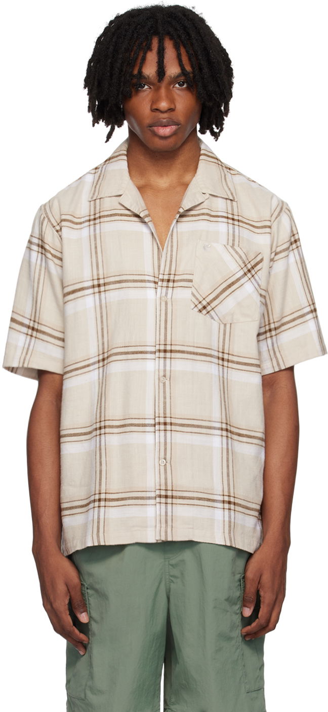 Skjorte Carhartt WIP Checked Relaxed Shirt Beige | I033031