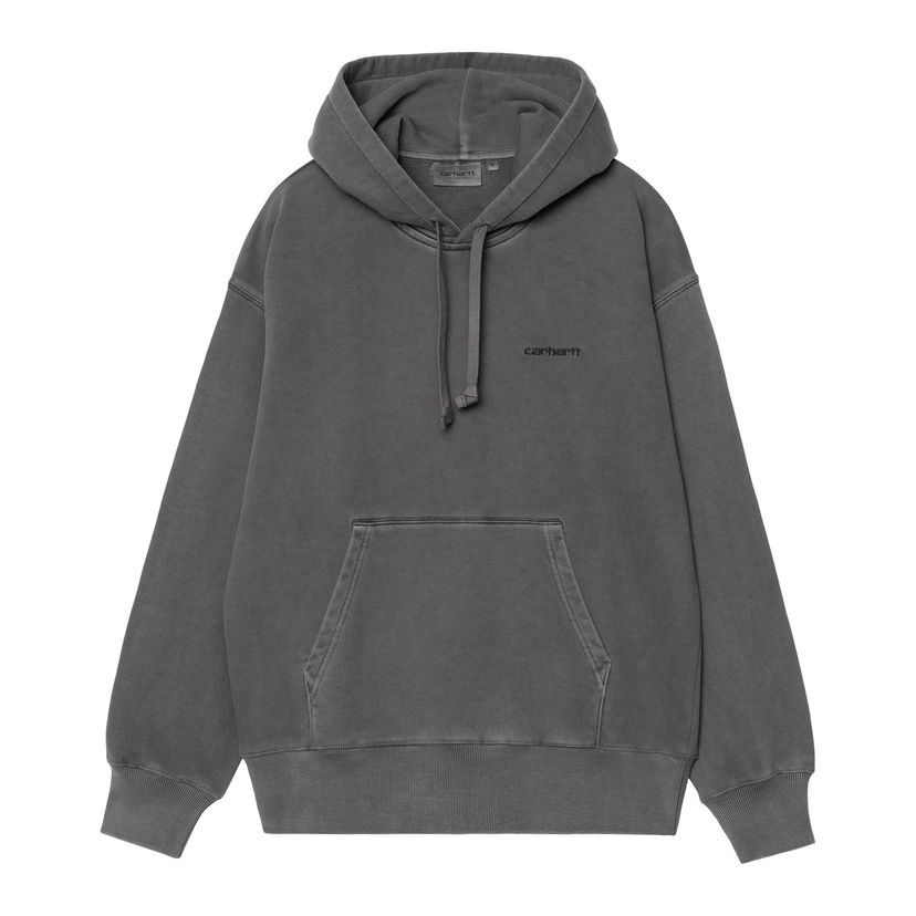 Sweatshirt Carhartt WIP Garment Dyed Relaxed Fit Hoodie Grå | I034375_14