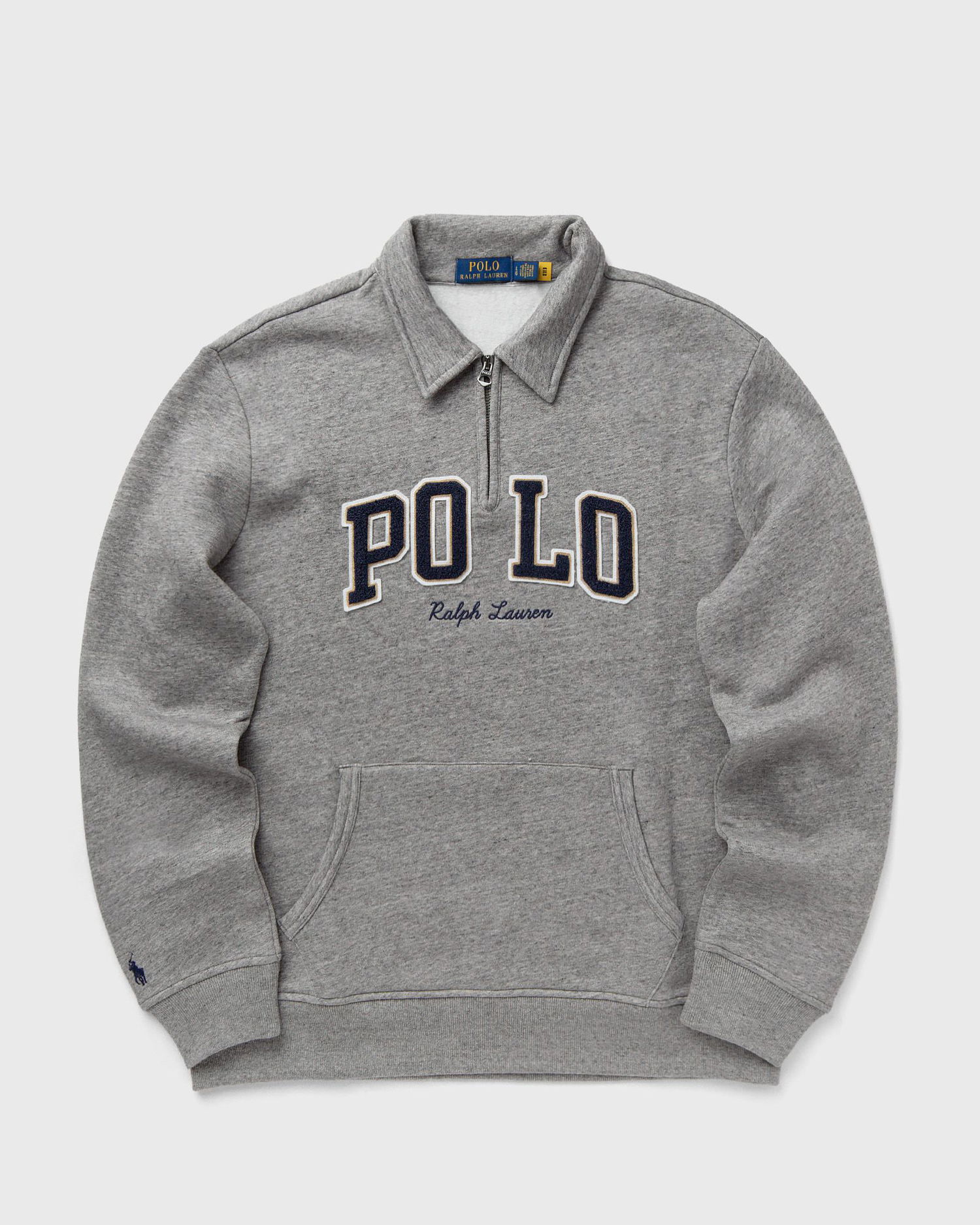 Sweatshirt Polo by Ralph Lauren Polo Ralph Lauren Fleece Quarter-Zip Sweatshirt Grå | 710981150001, 1