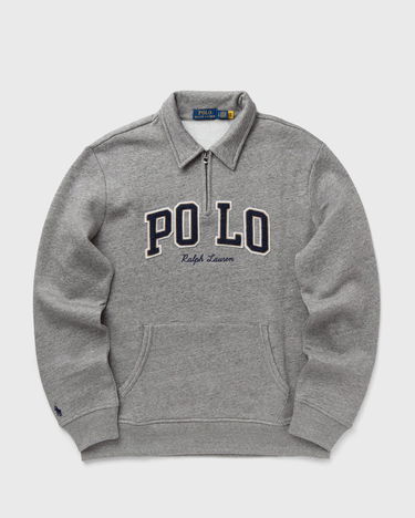 Sweatshirt Polo by Ralph Lauren Polo Ralph Lauren Fleece Quarter-Zip Sweatshirt Grå | 710981150001, 1