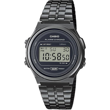Ur CASIO Vintage A171WEGG-1AEF Sort | A171WEGG-1AEF, 1
