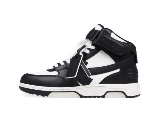 Sneakers og sko Off-White Out Of Office Mid Top "Panda" Sort | OMIA259C99-LEA002-0110
