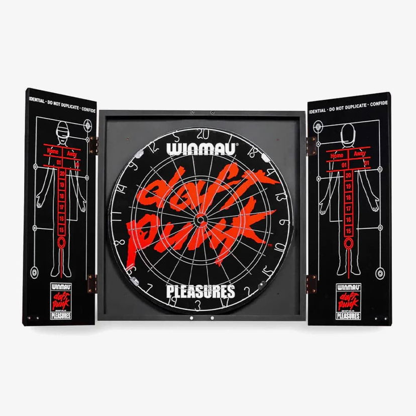 Sportsudstyr Pleasures PLEASURES Daft Punk Schematic Dartboard Cabinet Flerfarvet | P25DP028-BLACK
