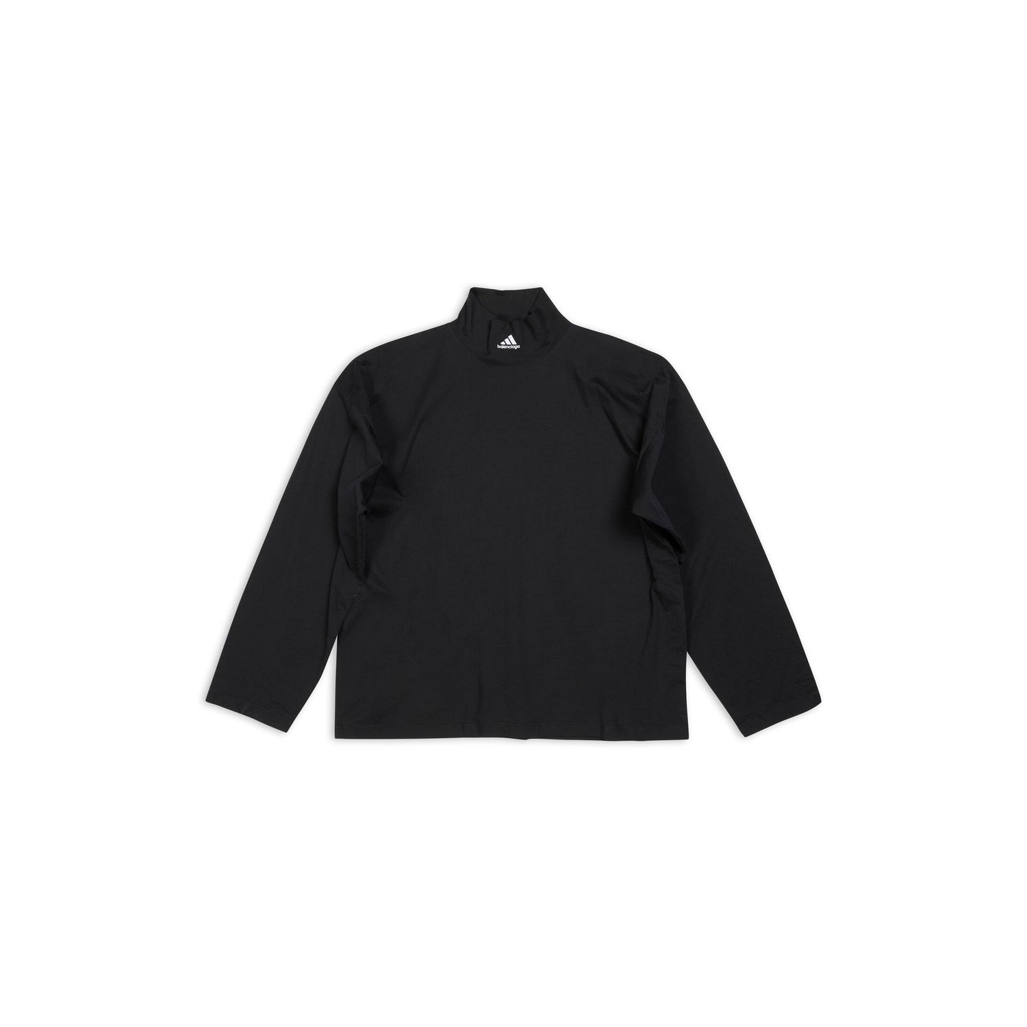 Sweater Balenciaga adidas x High Neck T-Shirt Sort | 724591TNVP81070, 0