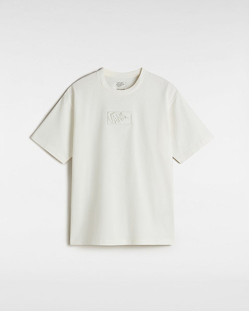 T-shirt Vans Blocked Box Loose Fit T-Shirt Size L Hvid | VN000RAPFS8, 0