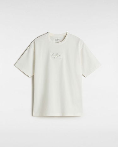 T-shirt Vans Blocked Box Loose Fit T-Shirt Size L Hvid | VN000RAPFS8, 0
