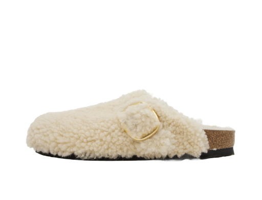 Lifestyle Birkenstock Boston Big Buckle Eggshell Beige | 1025664