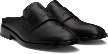 Sneakers og sko Maison Margiela MM6 Maison Margiela Embossed-Logo Loafers Sort | SH1WX0005 P5000, 3
