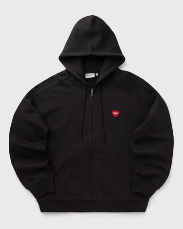 Sweatshirt Carhartt WIP Heart II Hartt Zip-Up Hoodie Sort | I035176-89.XX, 2