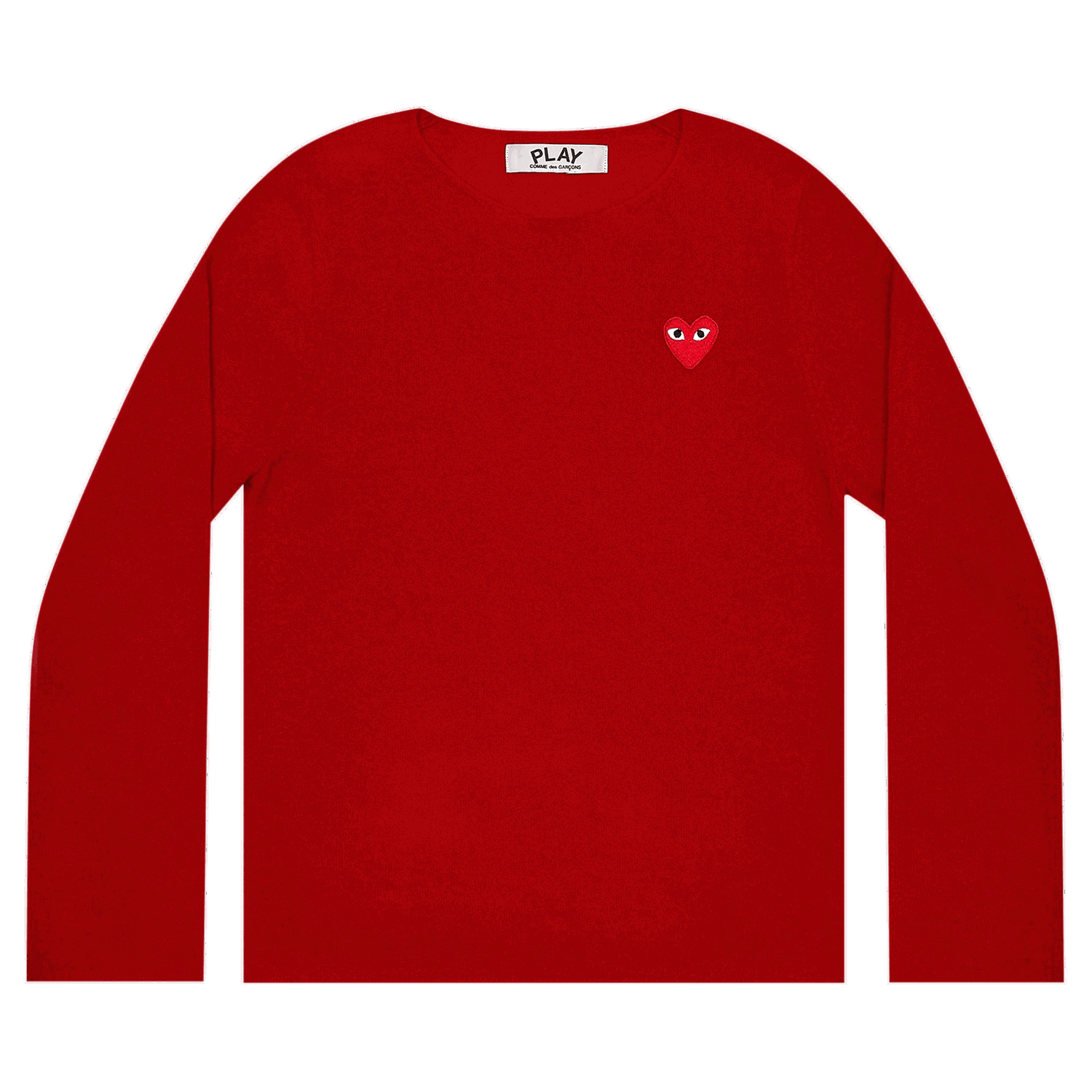 T-shirt Comme des Garçons PLAY Crewneck Rød | az n068 051 4, 0