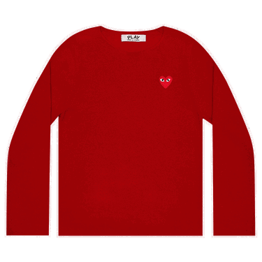 T-shirt Comme des Garçons PLAY Crewneck Rød | az n068 051 4, 0