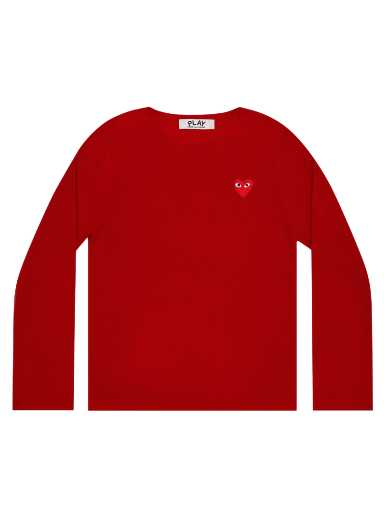 T-shirt Comme des Garçons PLAY Crewneck Rød | az n068 051 4