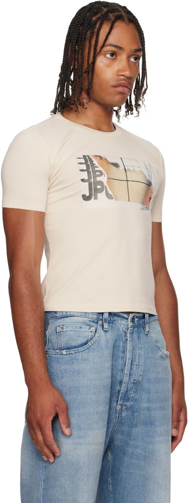 T-shirt Jean Paul Gaultier Jean Paul Gaultier Printed T-Shirt Beige | 25/03-W-TO294-J002-691501, 1