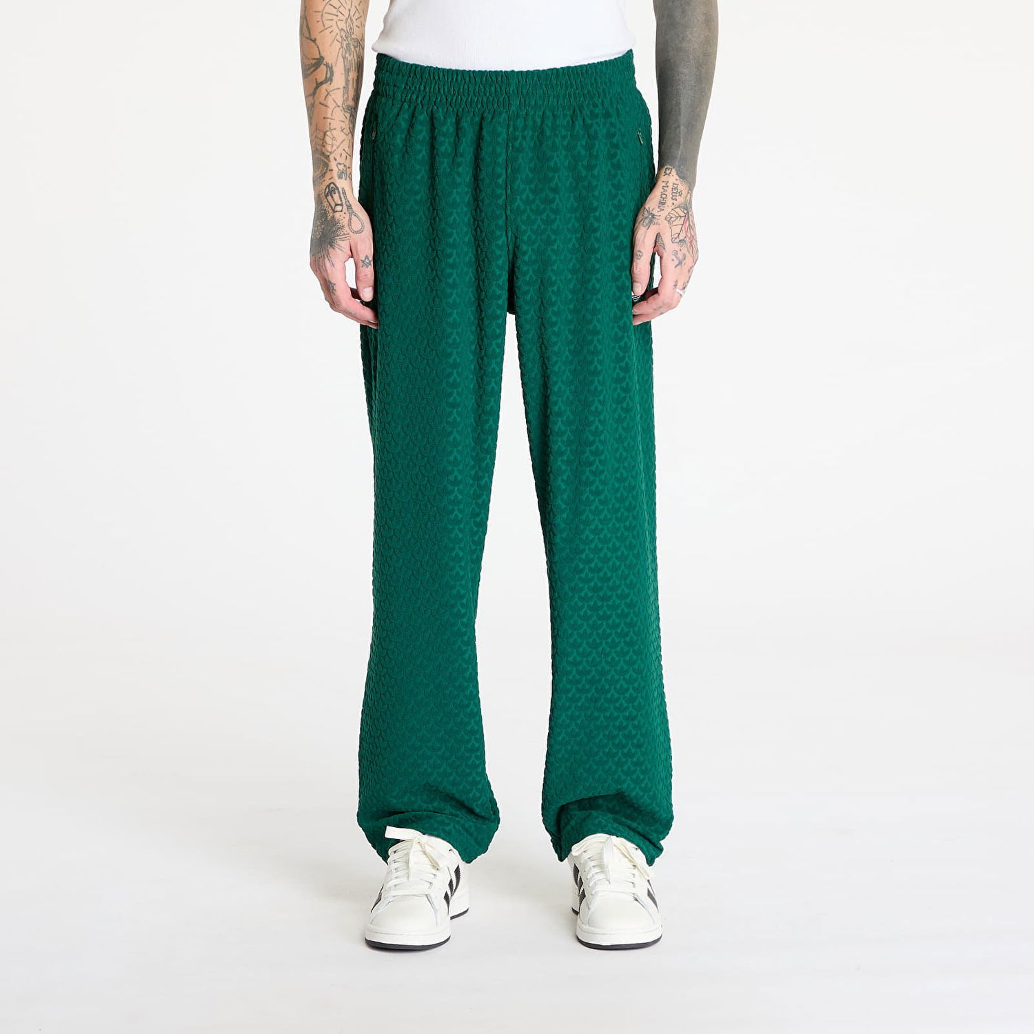 Bukser adidas Originals Green Embroidered Logo Track Pants Grøn | JD0699, 0