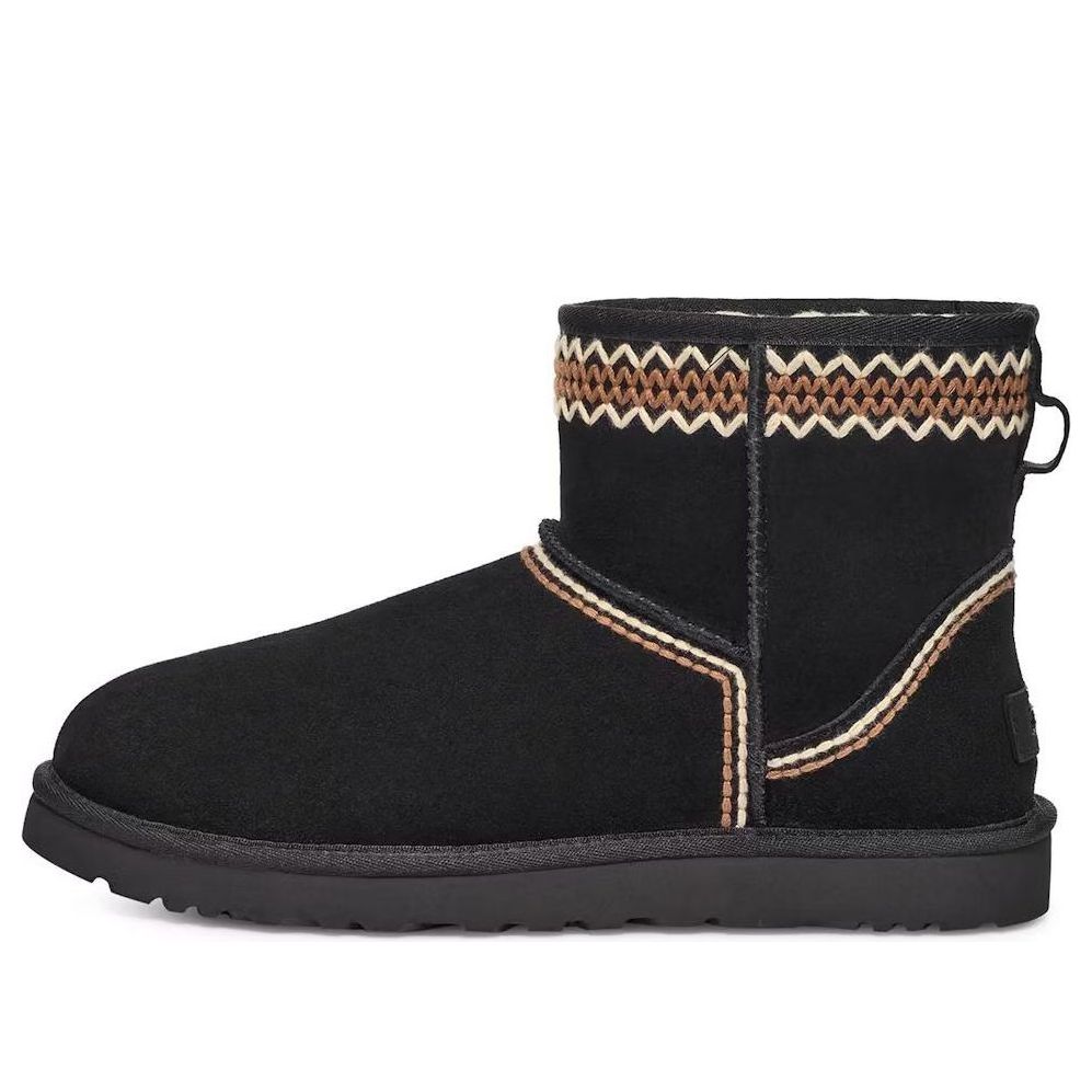 Sneakers og sko UGG Embroidered Ankle Boots Sort | 1158222-BLK, 0