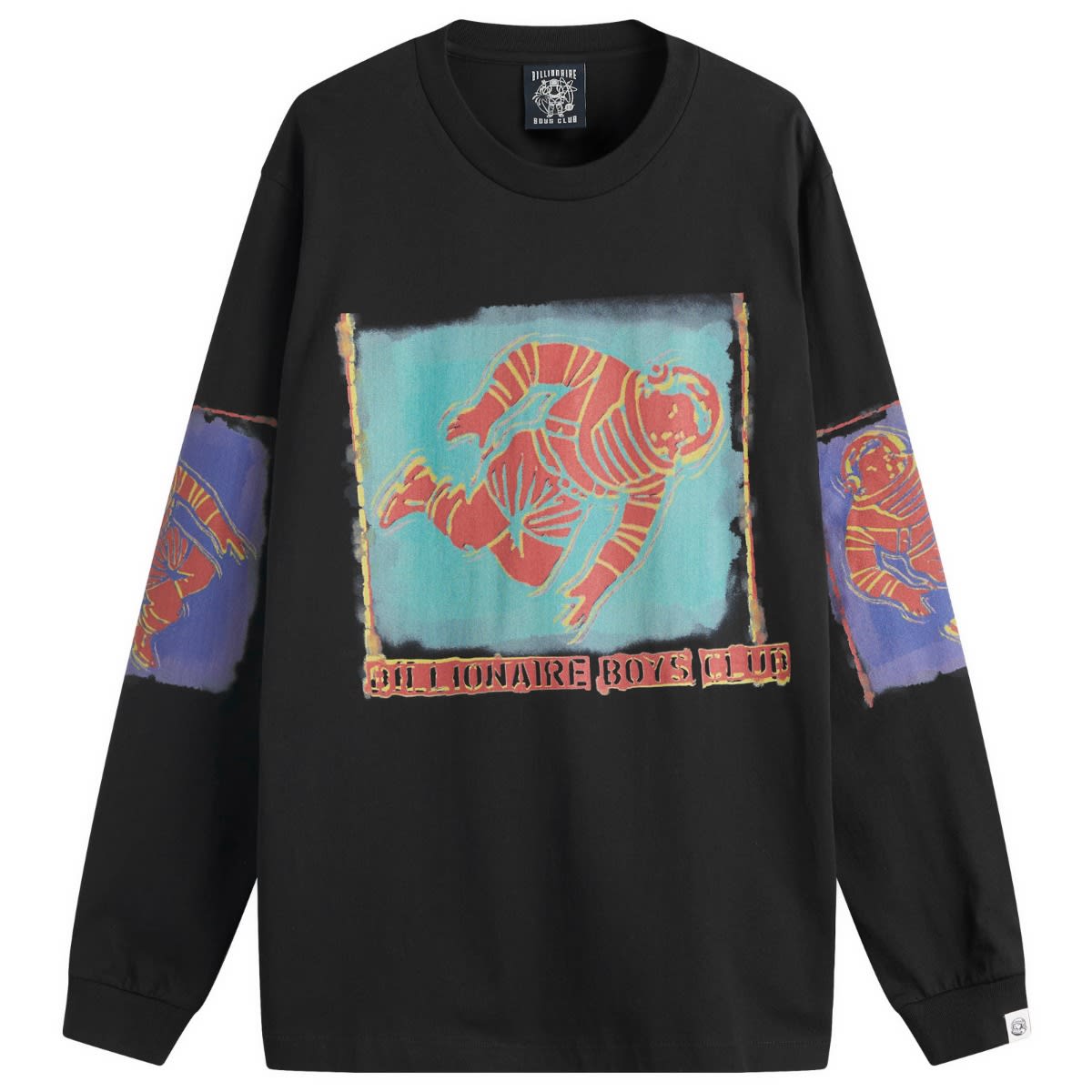 T-shirt BILLIONAIRE BOYS CLUB Billionaire Boys Club Astro Portrait Long Sleeve T-Shirt Sort | B25151-BLK, 1