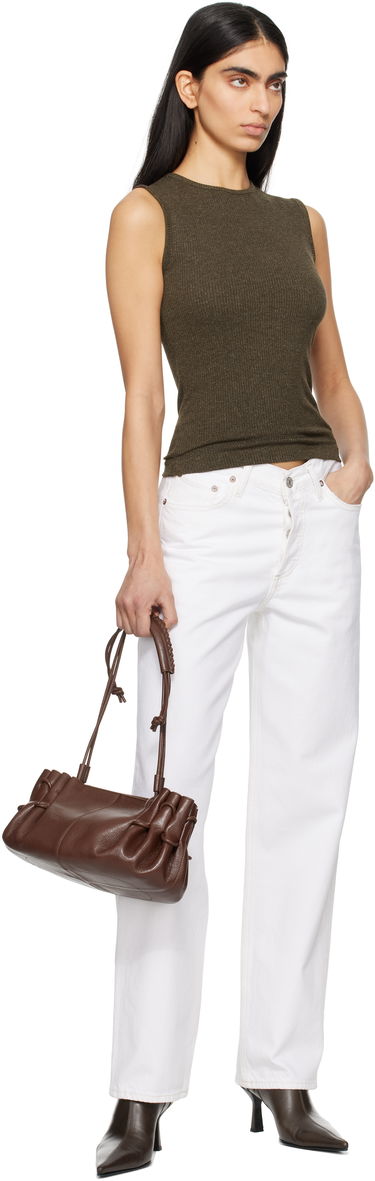 Jeans AGOLDE AGOLDE V-Waist Baggy Jeans Hvid | A208-1183, 3