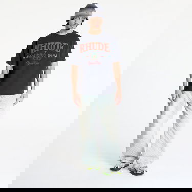 T-shirt Rhude Rhude Bay Of Angels Yacht T-Shirt Sort | RHPS25TT010122306, 4