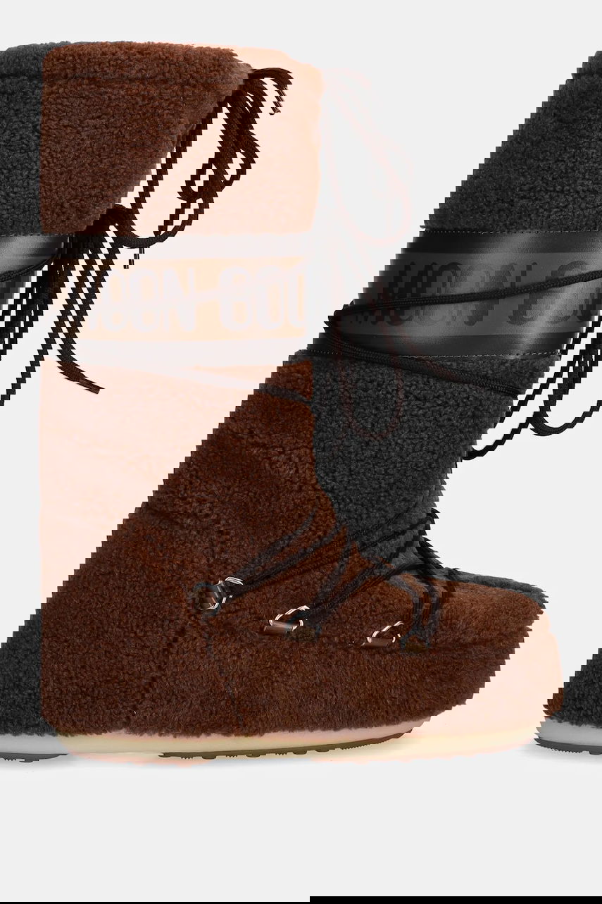 Sneakers og sko Moon Boot MB ICON FLEECE Teddy Boots Brun | 80D1403080.M004, 1