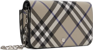 Tegnebog Burberry Burberry Check Chain Wallet Bag Beige | 8095122, 1