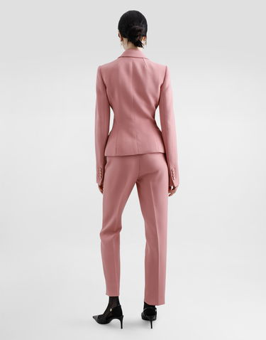 Bukser Dolce & Gabbana Dolce & Gabbana Tailored Double Wool Crepe Pants Lyserød | FTAM2TFU2L8F0473, 2