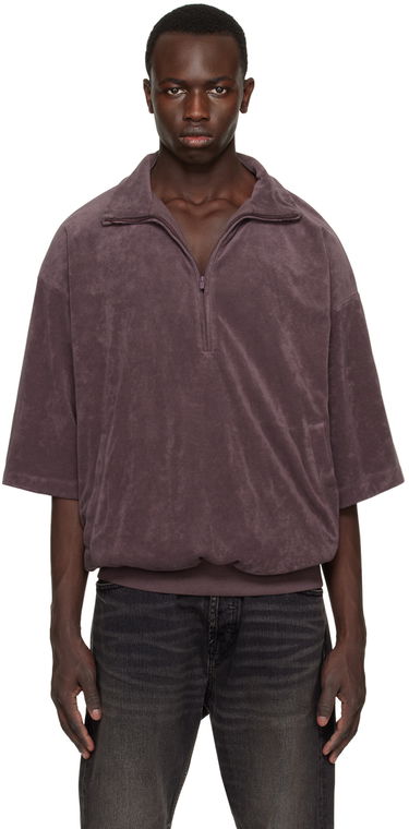 Sweatshirt Fear of God ESSENTIALS Half-Zip Sweatshirt Bourgogne | 125BT224095F, 0