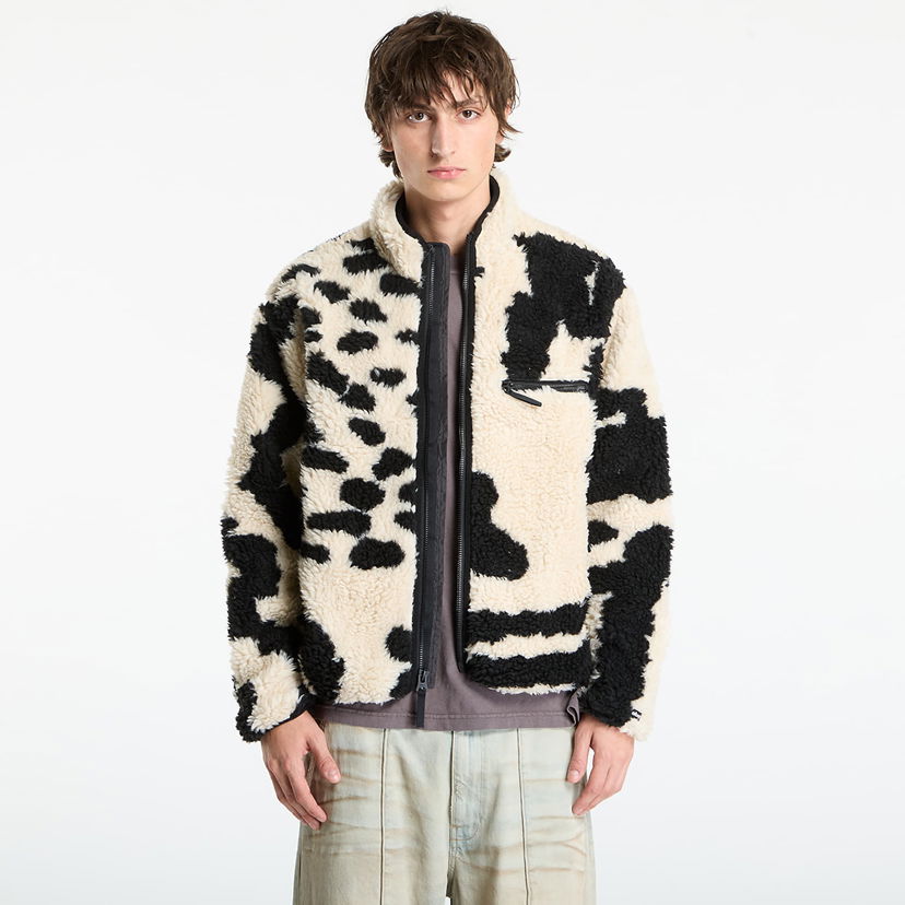 Jakke OBEY Jacket Shaggy Sherpa Jacket Clay Multi Beige | 121800607-CLY