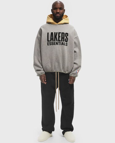 Sweatshirt Fear of God Fear of God Essentials Los Angeles Lakers Pull Over Hoodie Grå | 192AL246305F, 1