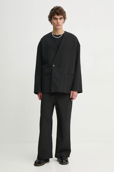 Jakke Nanushka Nanushka CEDRIC Wool Blend Blazer Sort | NM24FWJK24499, 1