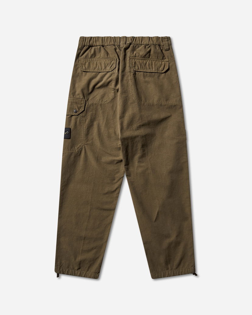Cargo bukser Stone Island Organic Cotton Ripstop Cargo Pants Grøn | K2S15-3100011-S0211 V0054
