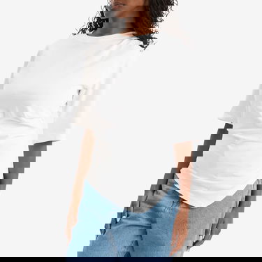 T-shirt Róhe Re-Invented Twisted T-Shirt Hvid | 416-20-206, 2