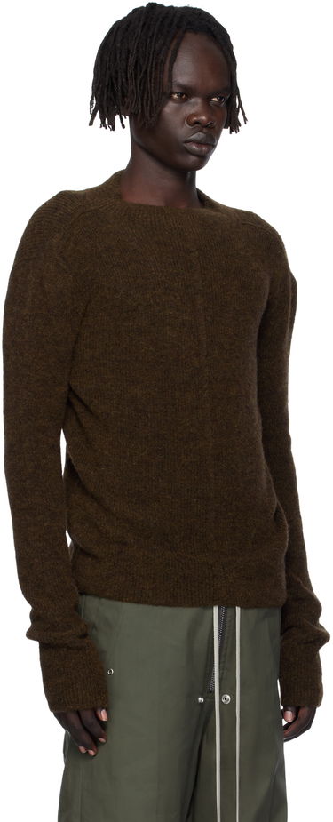 Sweater Rick Owens Rick Owens Headon Pull Sweater Sort | RU02E1690 KWP, 4