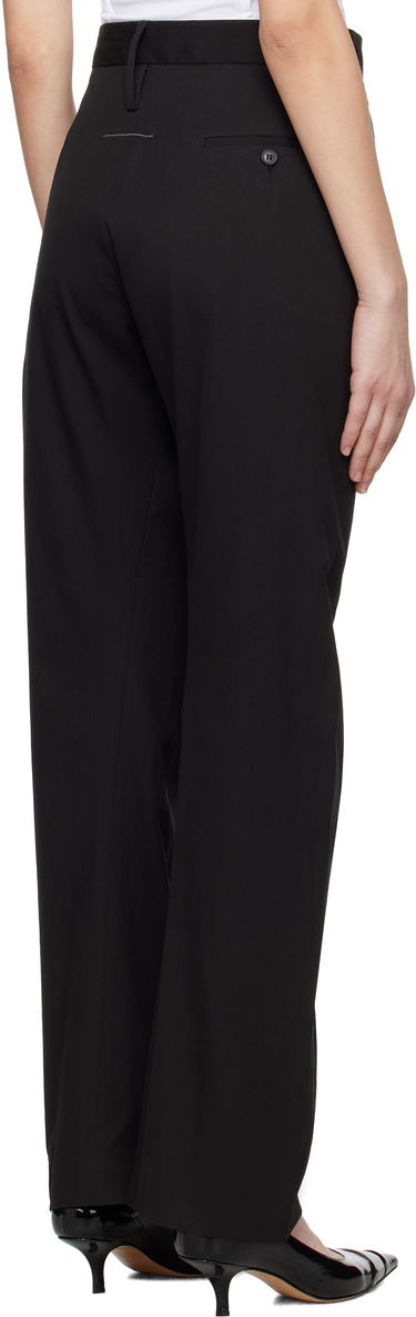 Bukser Maison Margiela MM6 Maison Margiela Light Cotton Gabardine Trousers Sort | S62KB0237 M35451, 2