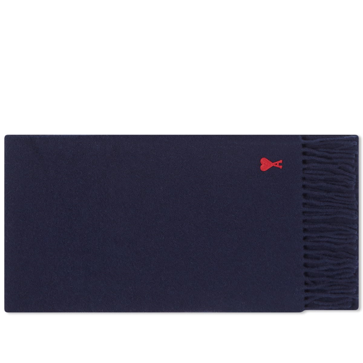 Tørklæde AMI A Heart Scarf Mørkeblå | USF405-334-430, 0