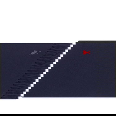Tørklæde AMI A Heart Scarf Mørkeblå | USF405-334-430, 0