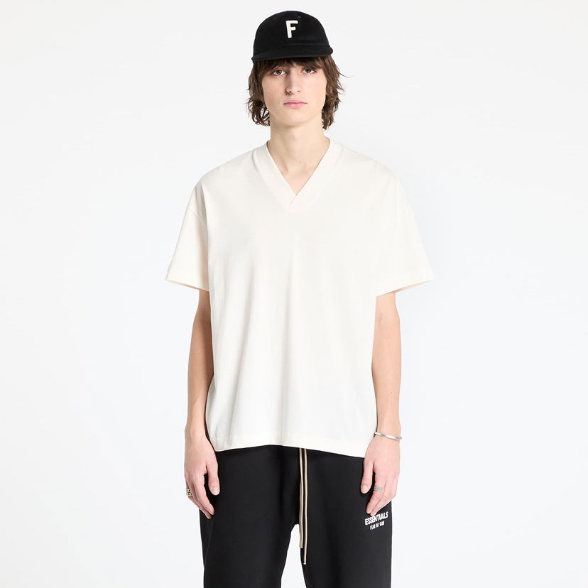 T-shirt Fear of God 3-Pack V-Neck T-Shirt Shell Hvid | 125HO244352F-059
