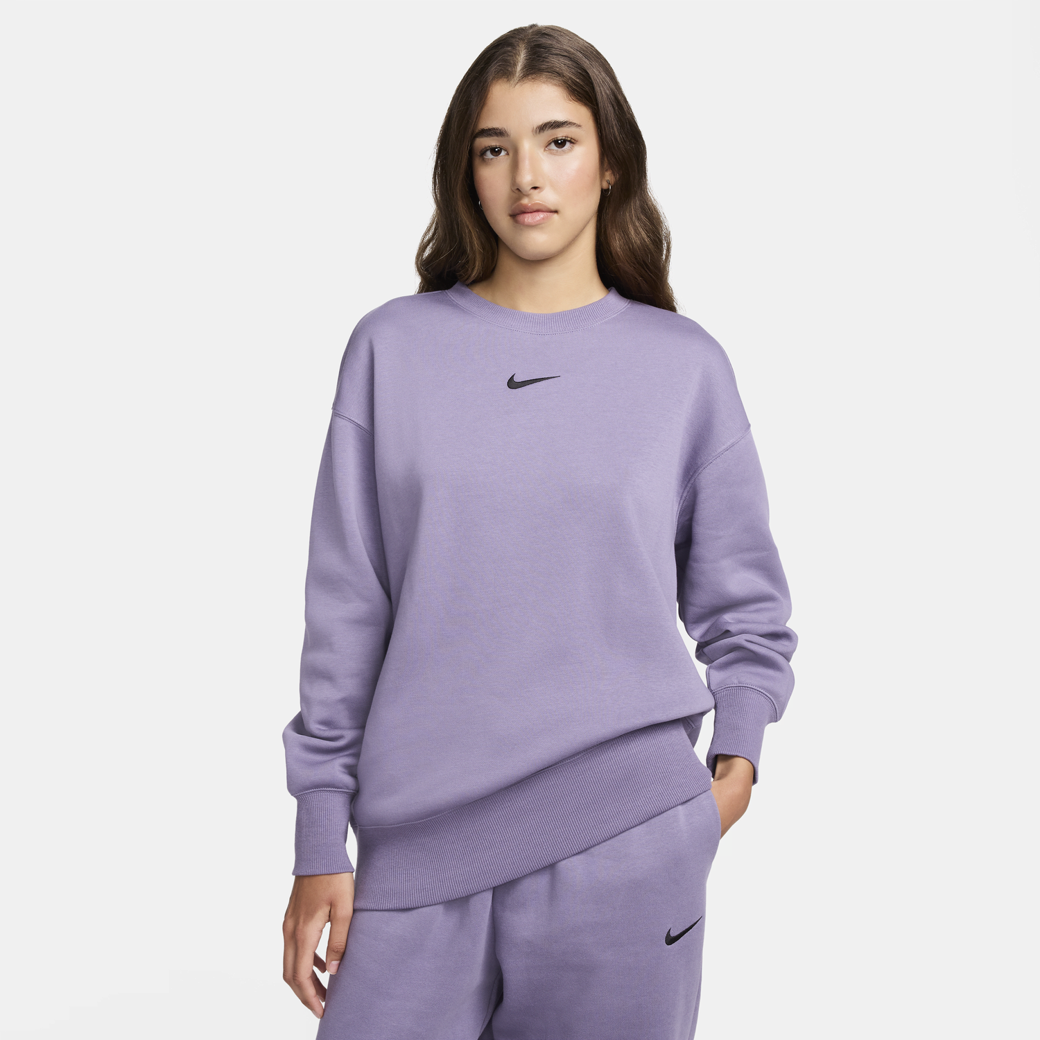 Sweatshirt Nike Sportswear Phoenix Fleece Lilla | DQ5733-509, 0