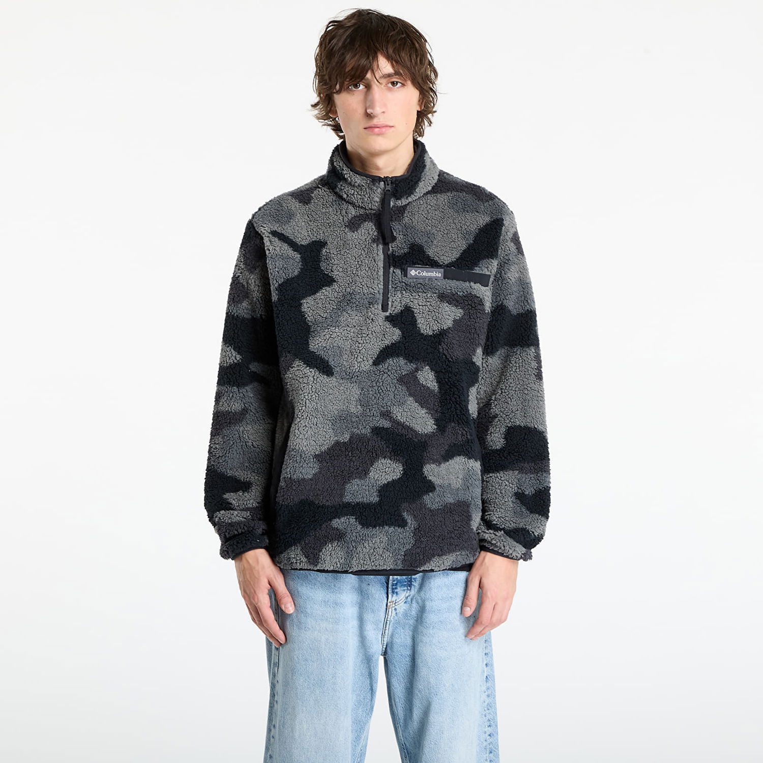 Sweatshirt Columbia Columbia Rugged Ridge™ High Pile Half Zip Sweatshirt Grå | 2135471011, 0