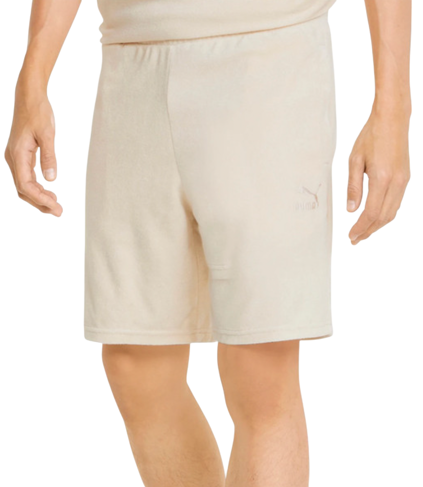 Shorts Puma Toweling 8inch Shorts Beige | 533581-099