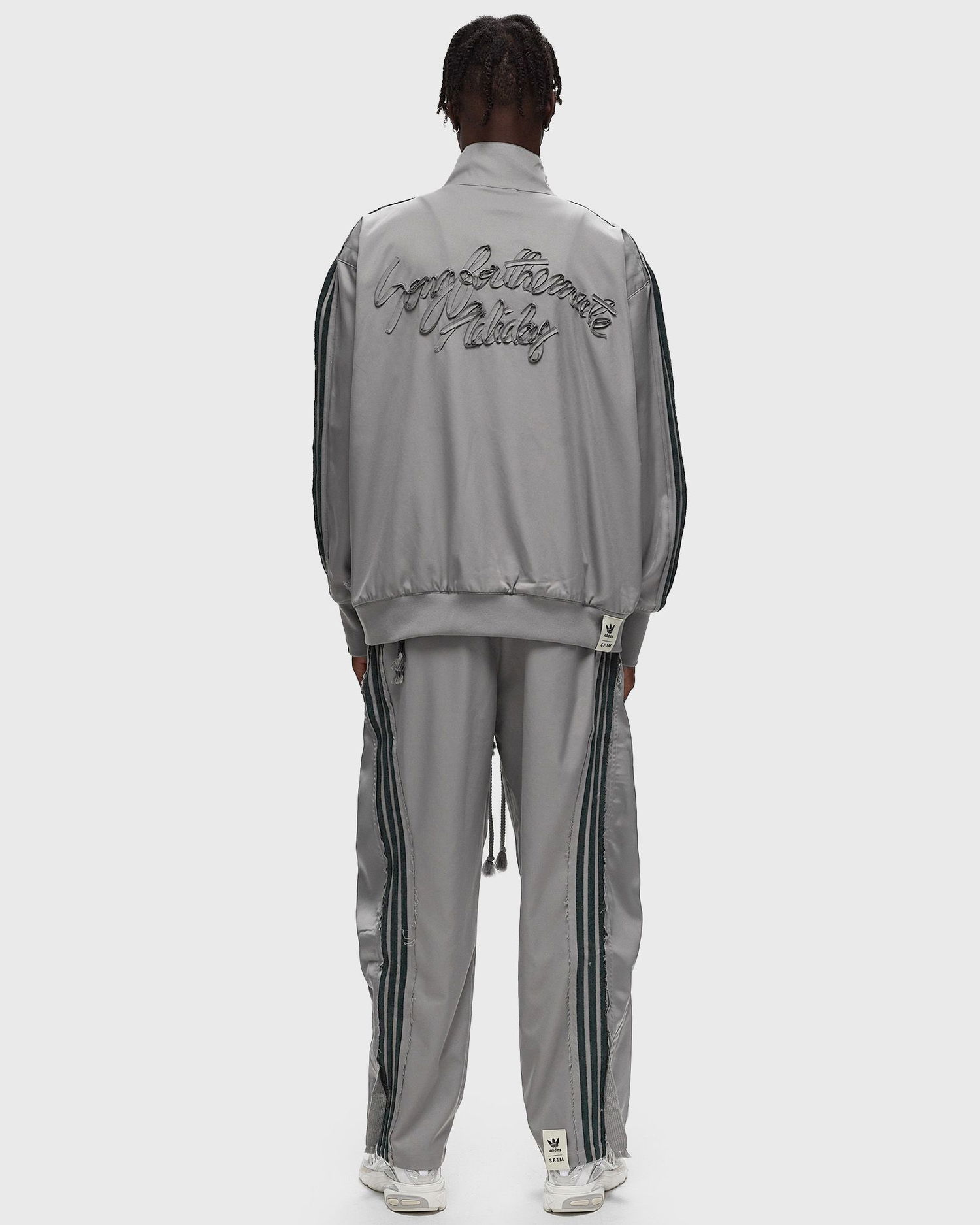 Bomberjakke adidas Originals Adi004 Zippered Longsleeve Jacket With Drawstrings Grå | JI9646, 1