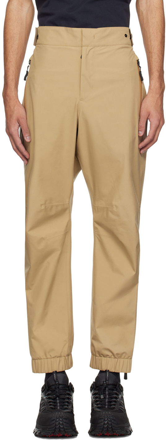 Bukser Moncler Drawstring Trousers Beige | J10972A0000354AL5