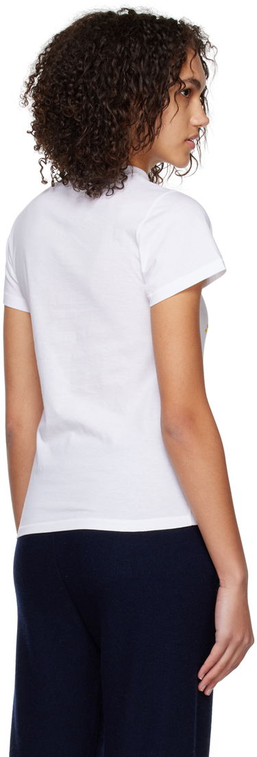T-shirt Stella McCartney Stella McCartney Dandelion Graphic T-Shirt Hvid | 6J00723SPX10, 2