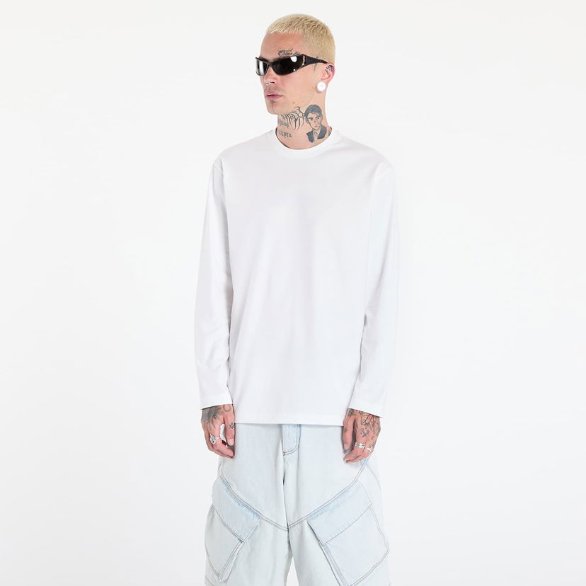 T-shirt Y-3 Y-3 Graphic Long Sleeve T-Shirt Hvid | KE5094