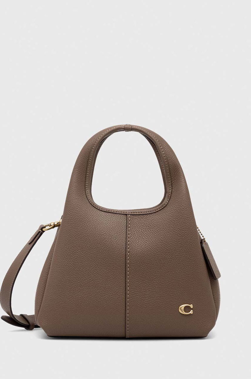 Håndtaske Coach Leather Handbag Brun | CM545