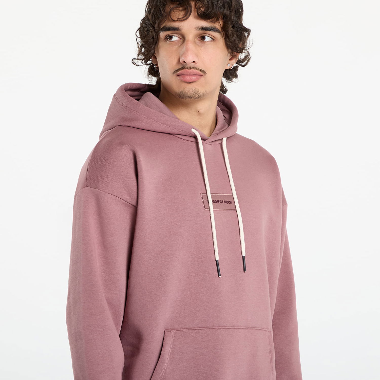 Sweatshirt Under Armour Project Rock Icon Hoodie Lyserød | 6006245-651, 1