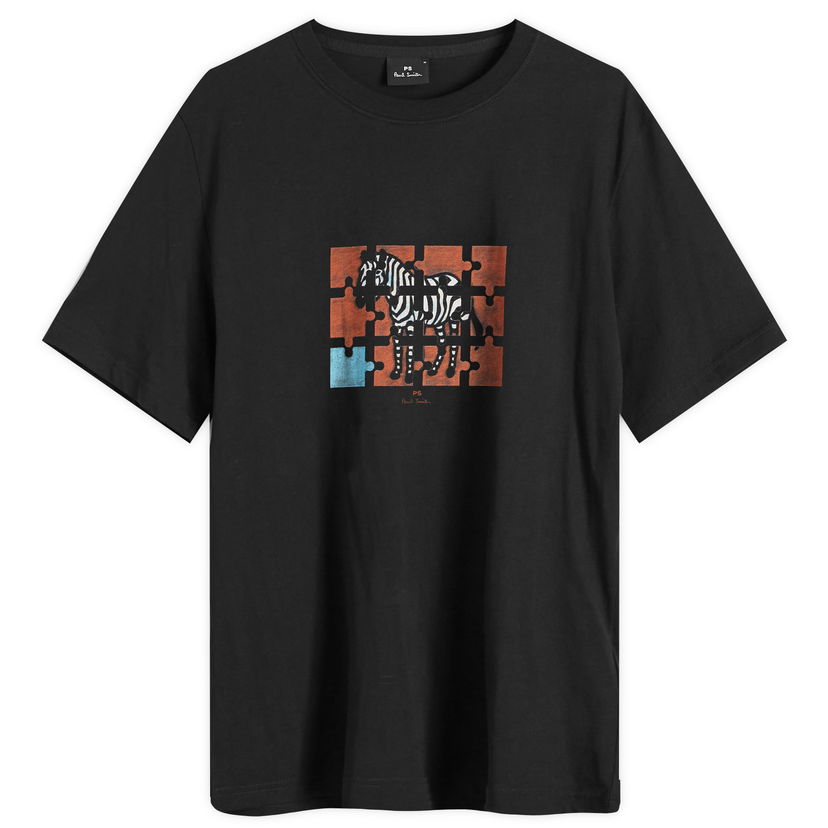 T-shirt Paul Smith Paul Smith Men's Jigsaw Zebra Graphic Tee, Size Large Sort | M2R-011R-PP5079-79
