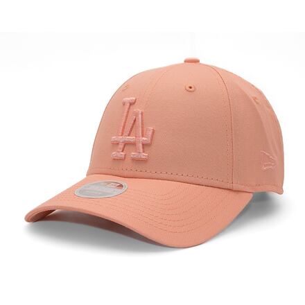 Kasket New Era 9FORTY Womens MLB League Essential Los Angeles Dodgers Pale Orange One Size Beige | 60435228, 0