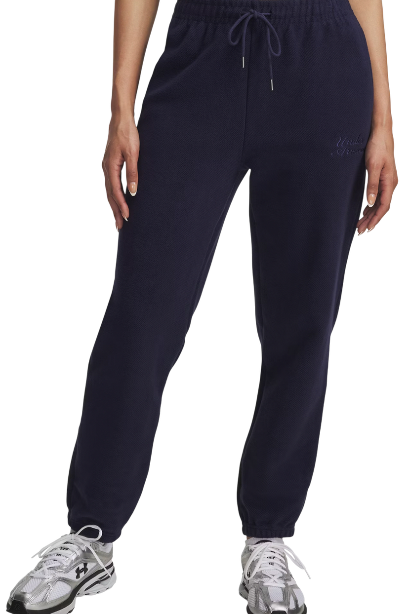 Joggingbukser Under Armour Icon Terry Varsity Jogger Mørkeblå | 6004858-410