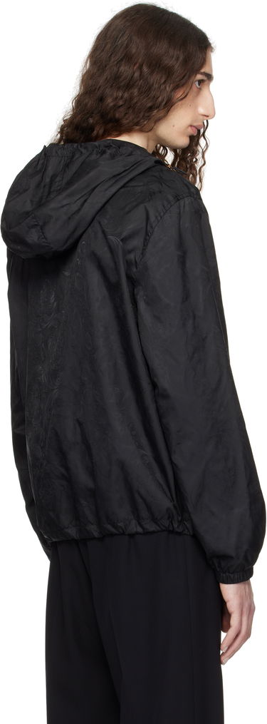 Vindjakke Versace Versace Barocco Jacquard Windbreaker Jacket Sort | 1019895_1A15005, 2