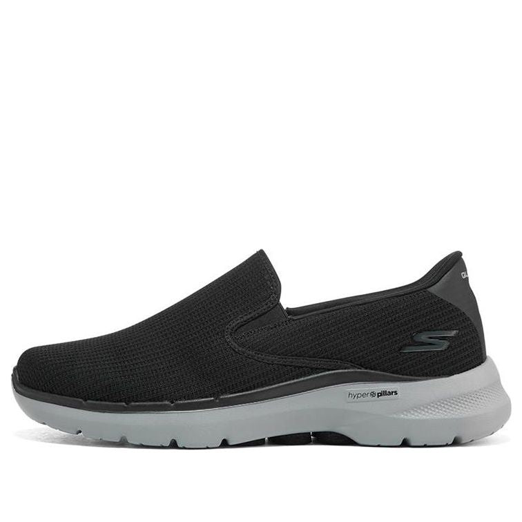 Sneakers og sko Skechers Go Walk 6 Anaglyph Sort | 216201-BKGY, 0